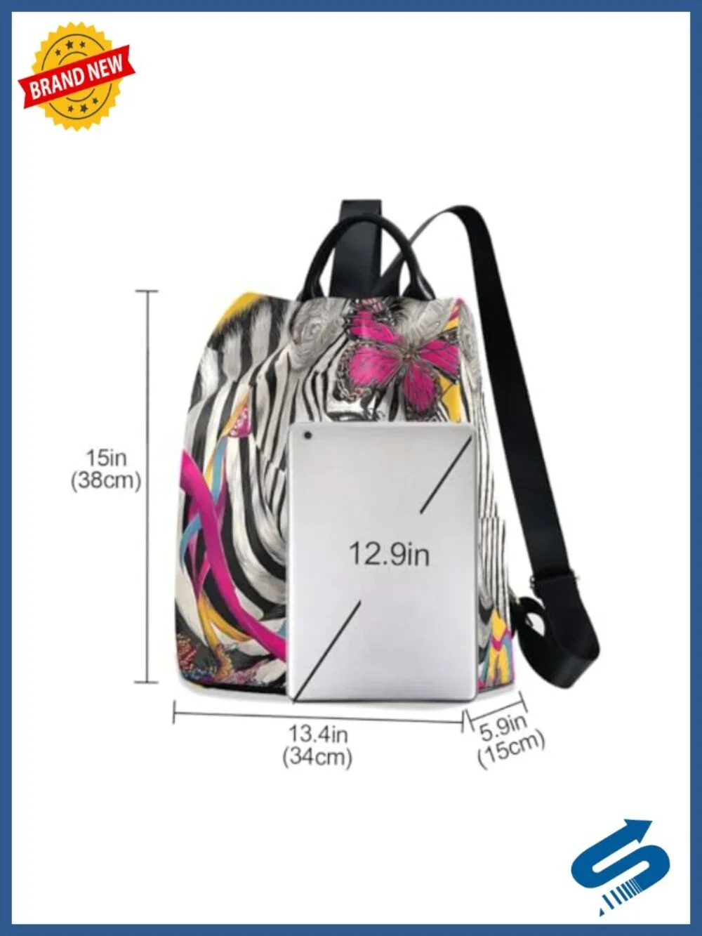 Anti Theft Backpack Purse for Women Adjustable Straps Plush Keychain Travel